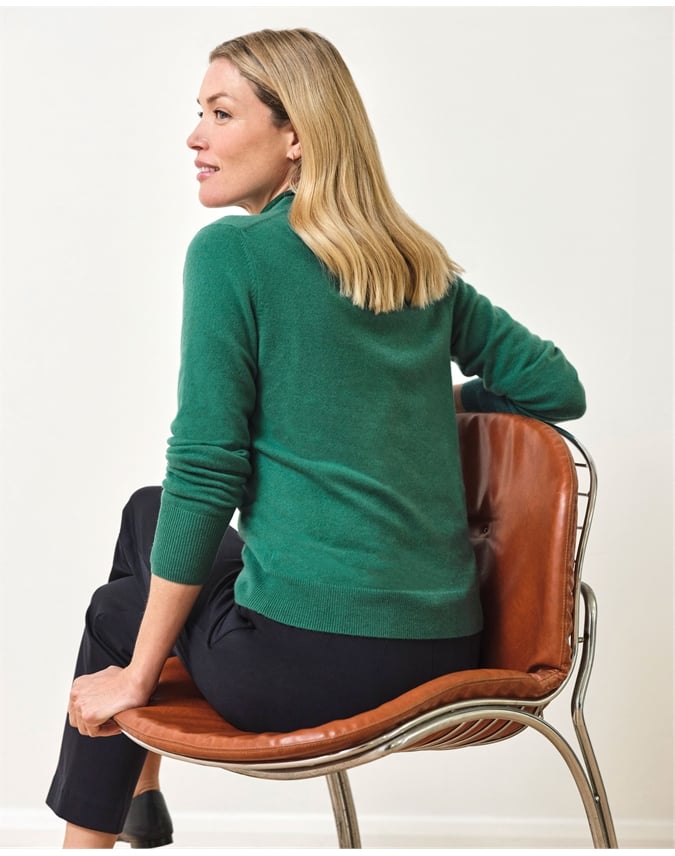 Cashmere V Neck Cardigan