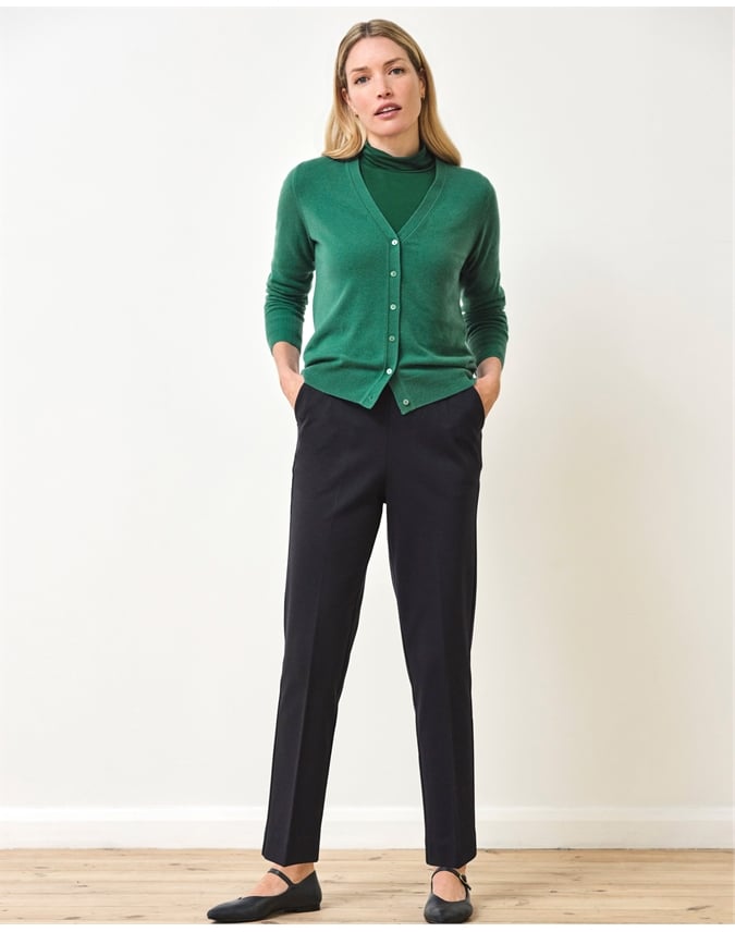 Cashmere V Neck Cardigan