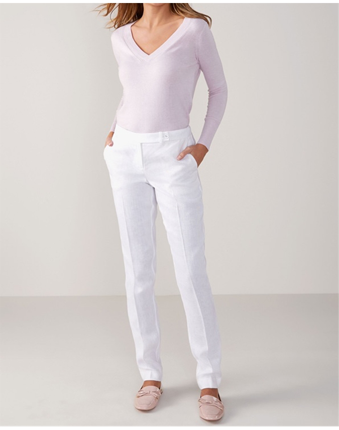 Buy White Trousers & Pants for Women by VISIT WEAR Online | Ajio.com-anthinhphatland.vn