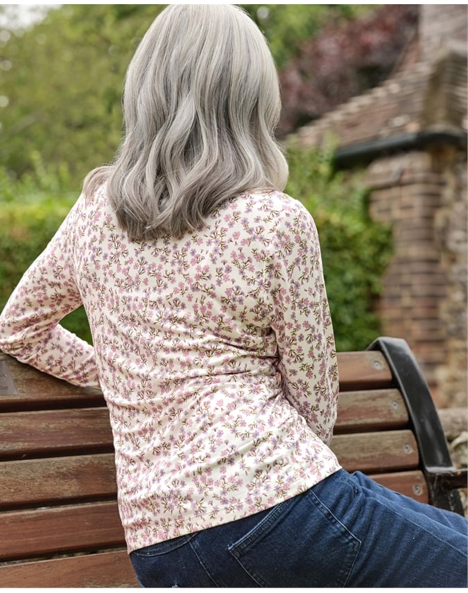 Jersey Slim Turtle Neck Top