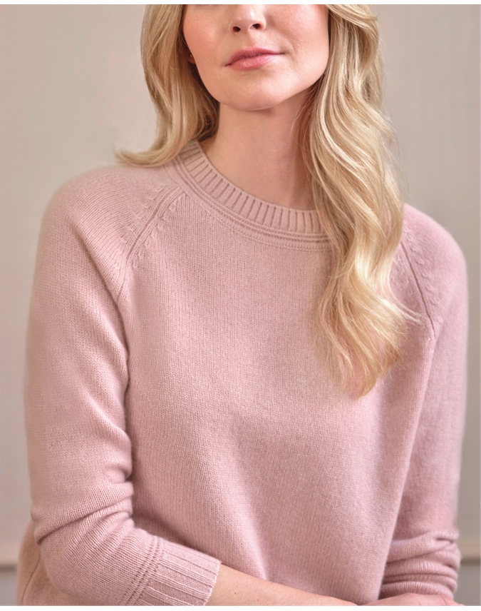 Cashmere Lofty Raglan Sleeve Jumper