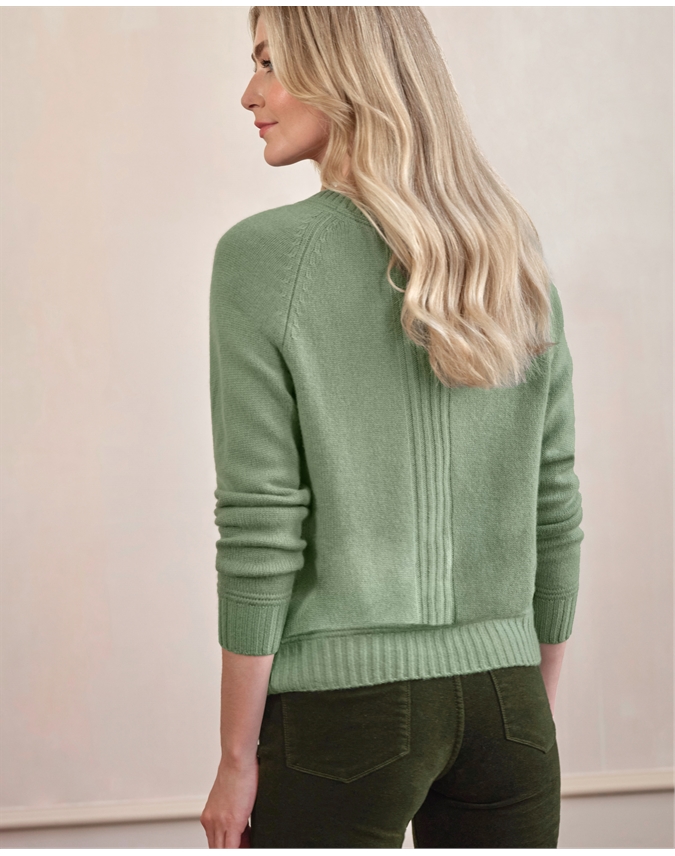 Cashmere Lofty Raglan Sleeve Jumper