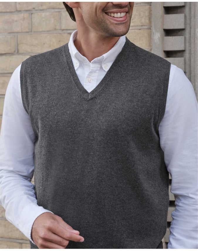 Mens Cashmere Vest