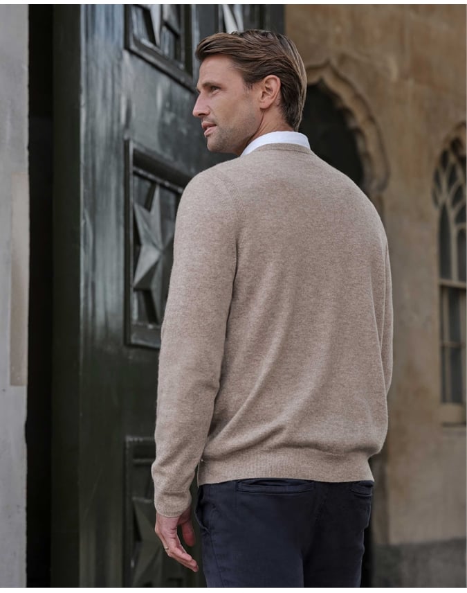 Mens Cashmere Crew Sweater