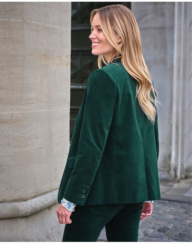 Washed Velvet Jacket
