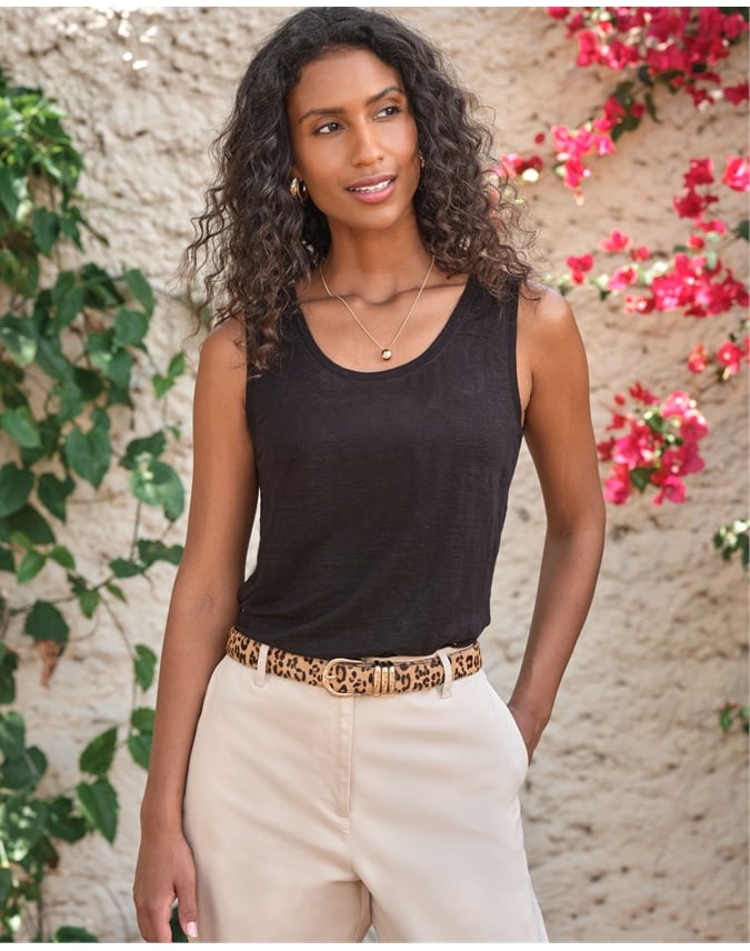 Luxury Linen Jersey Vest