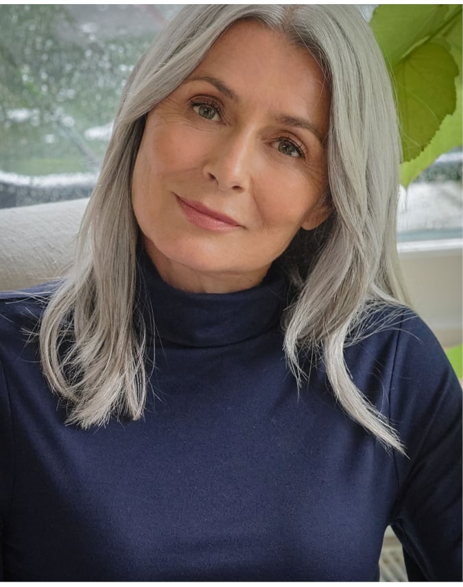 Jersey Slim Turtle Neck Top