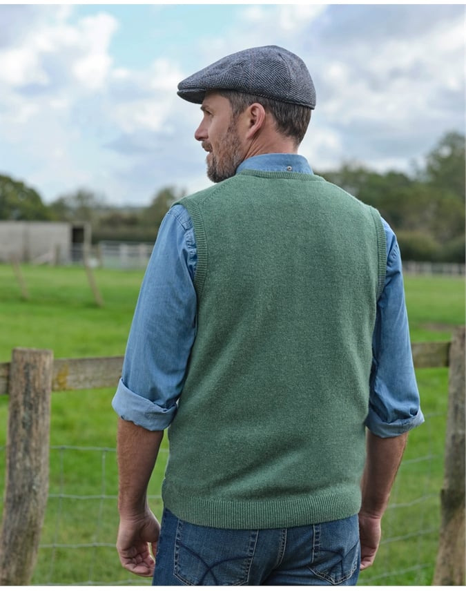 Mens Classic Lambswool Vest
