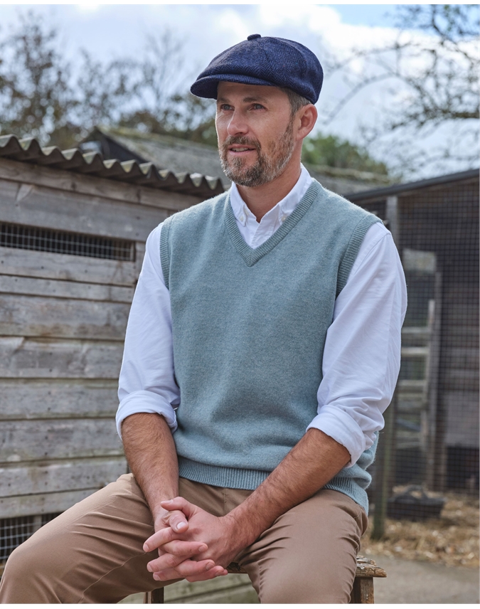 Mens Classic Lambswool Vest