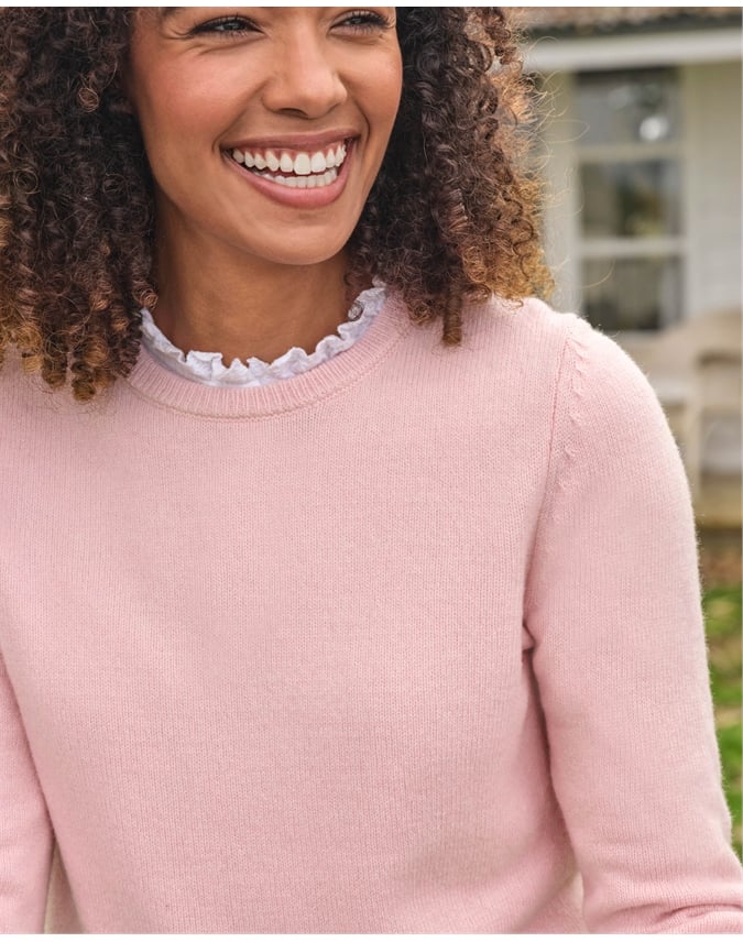 Womens Lambswool Crew