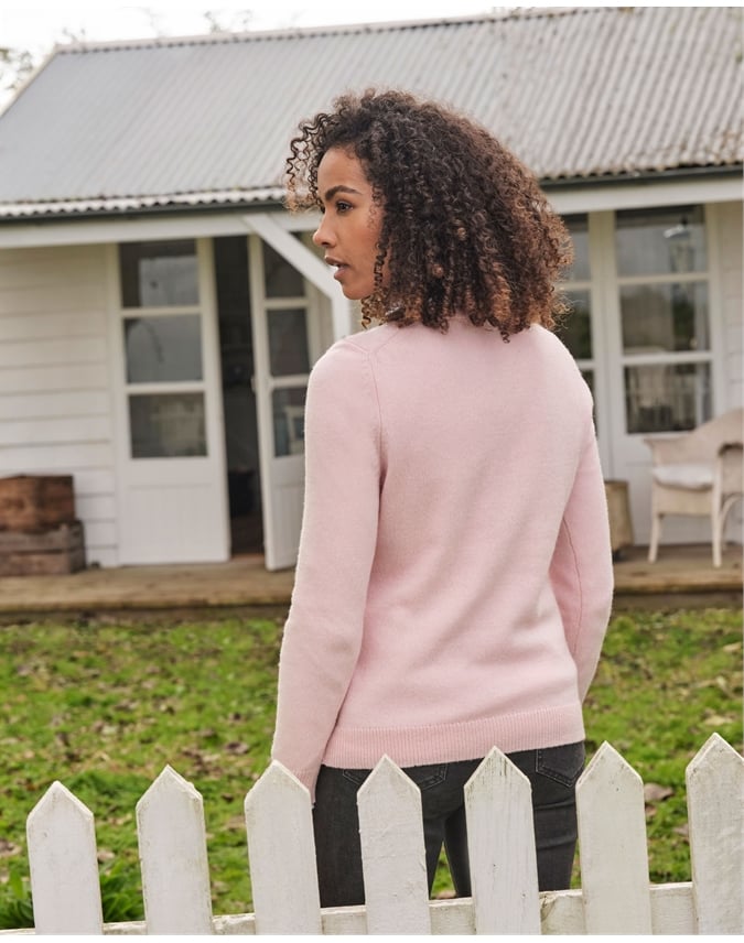 Womens Lambswool Crew