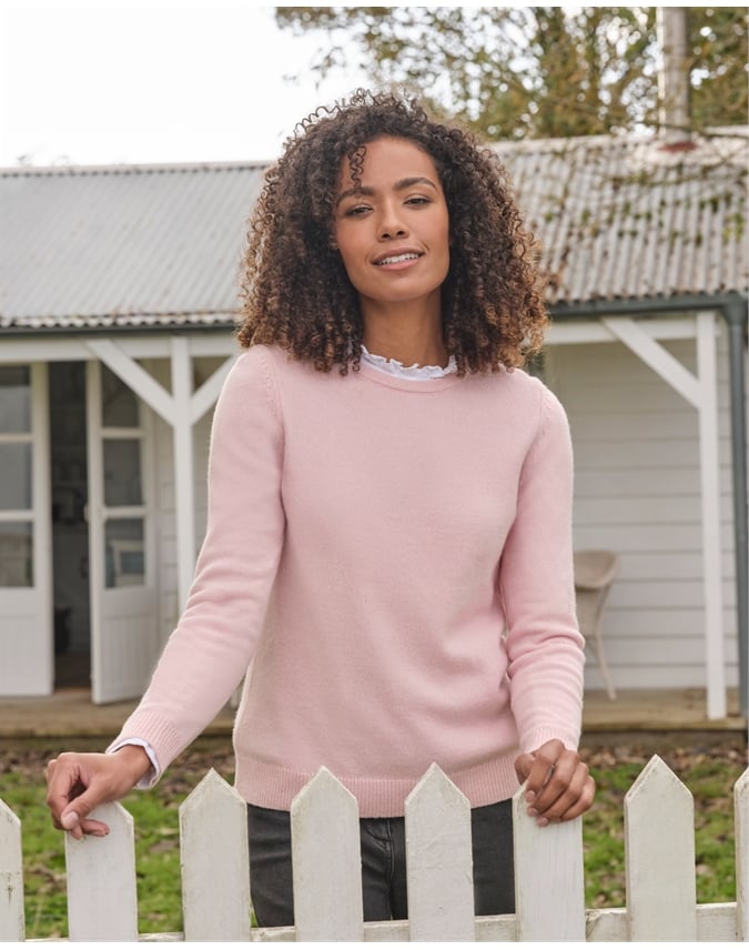 Womens Lambswool Crew