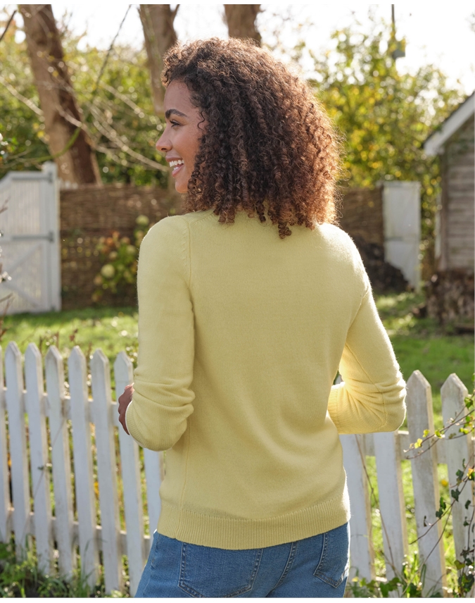 Womens Lambswool Crew
