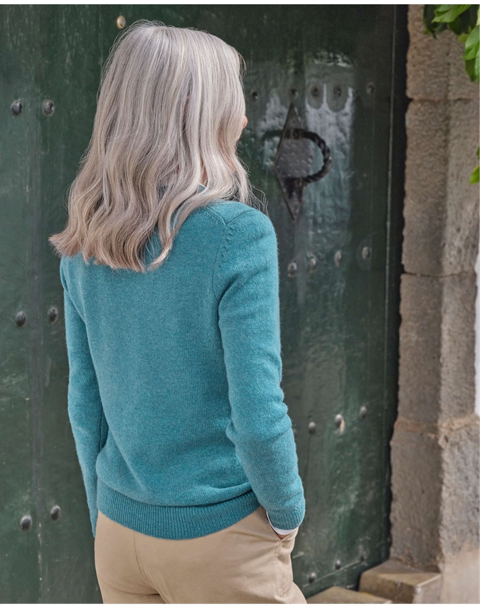 Womens Lambswool Crew