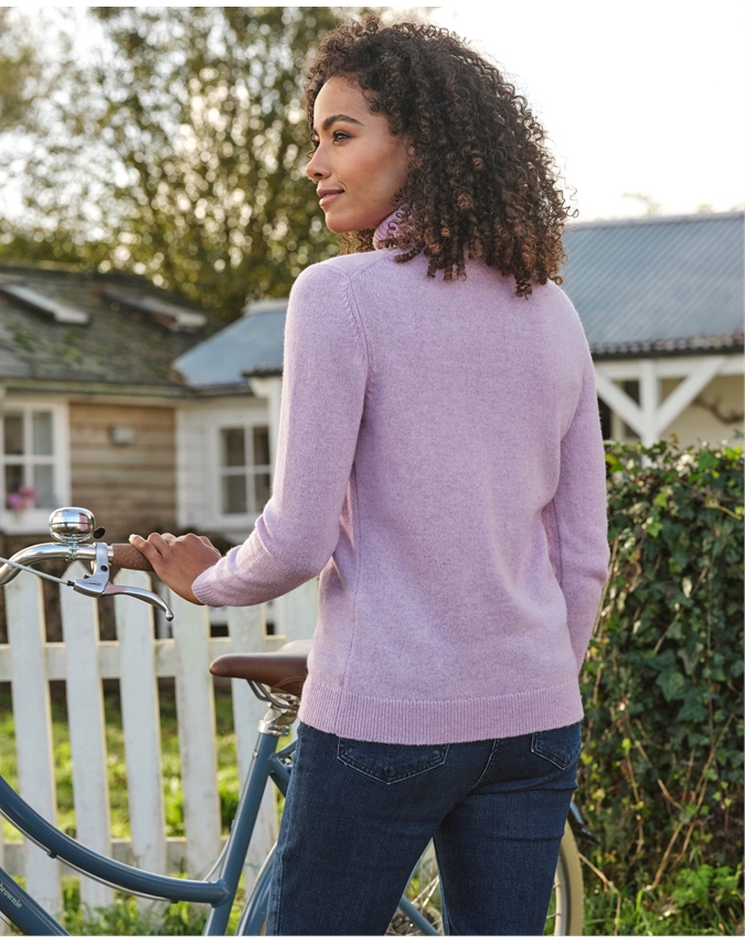 Womens Lambswool Polo