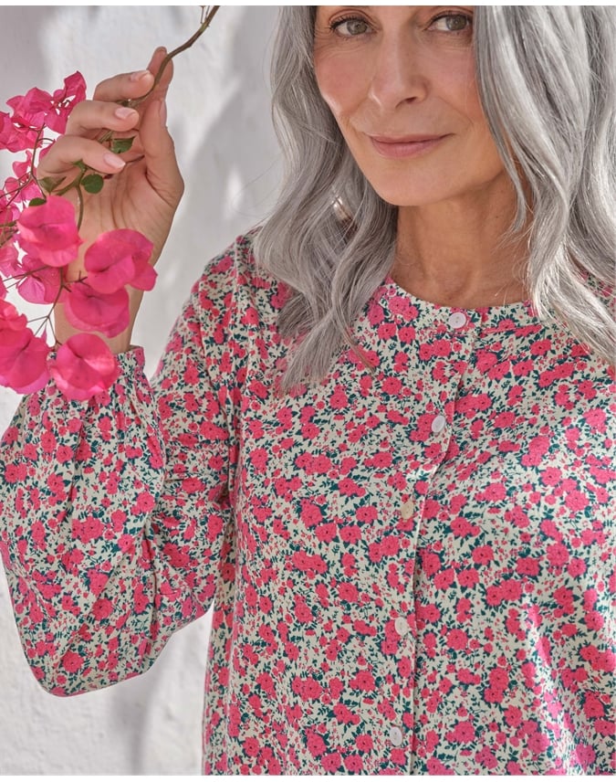 Tie Hem Button Top