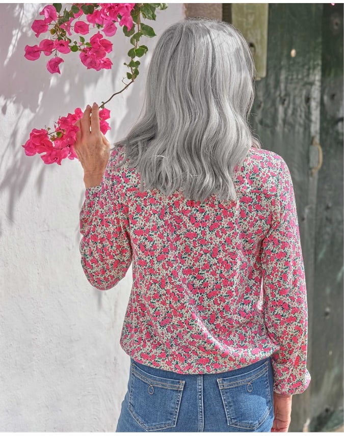 Tie Hem Button Top