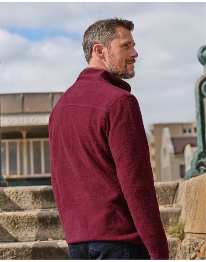 Organic Cotton Full Zip Fleece