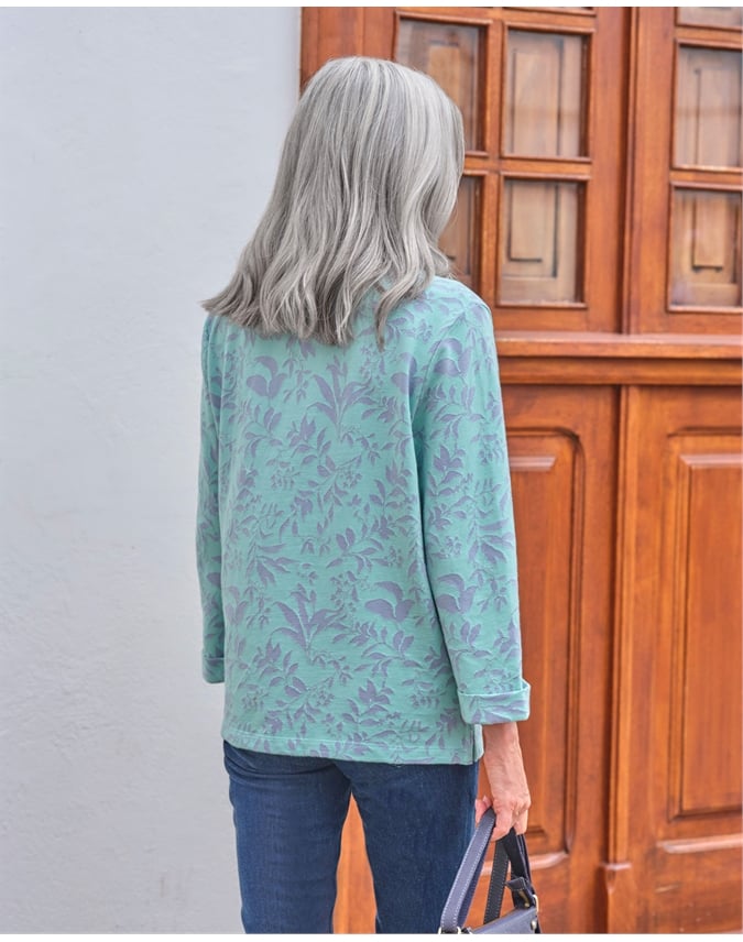 Jacquard Mid Weight Top