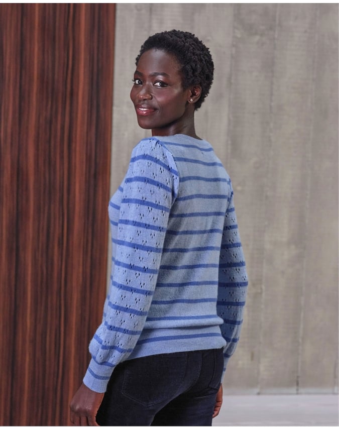 Fine Stripe Gassato Sweater