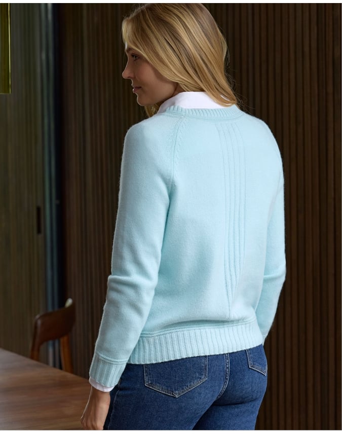 Cashmere Lofty Raglan Sleeve Sweater