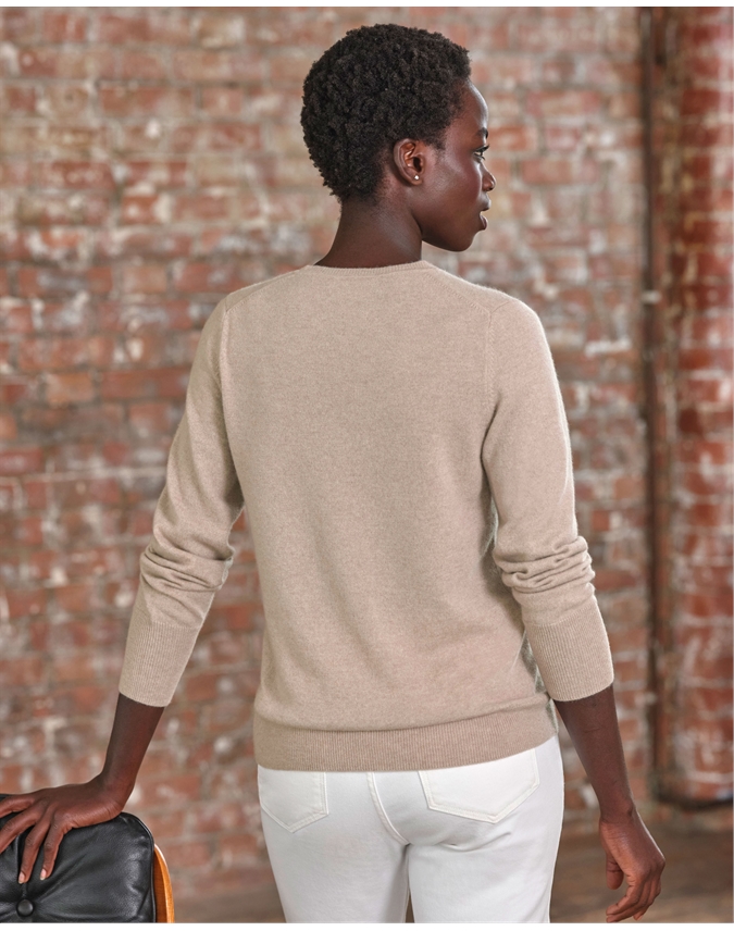 Cashmere V Neck Sweater