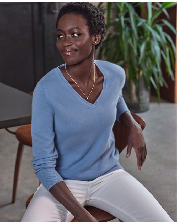 Cashmere V Neck Sweater