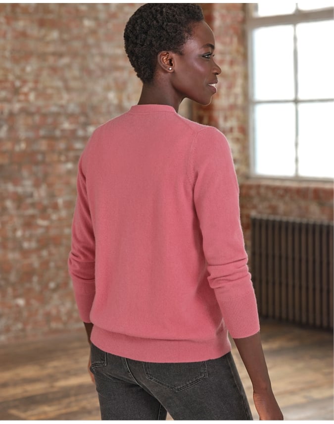 Cashmere V Neck Cardigan