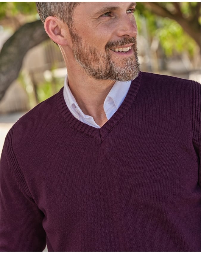 Essential Cotton V Neck