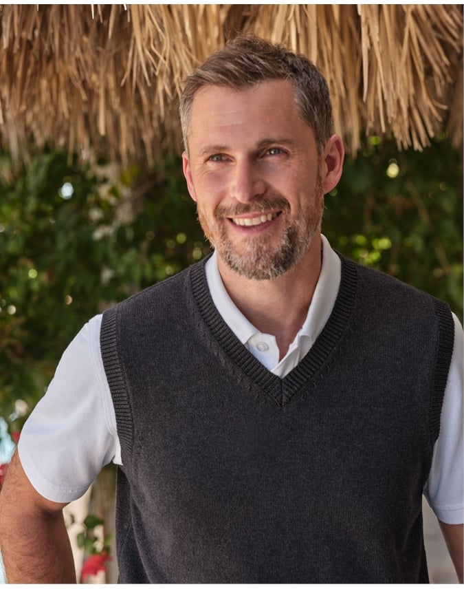Essential Cotton V Neck Vest