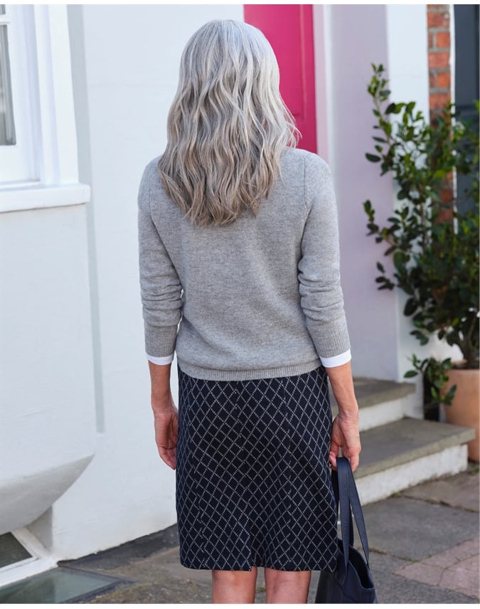 Womens Lambswool Crew
