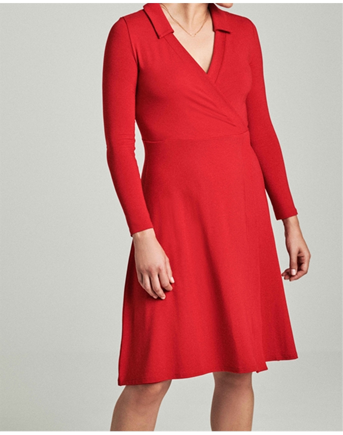 Jersey Collared Dress