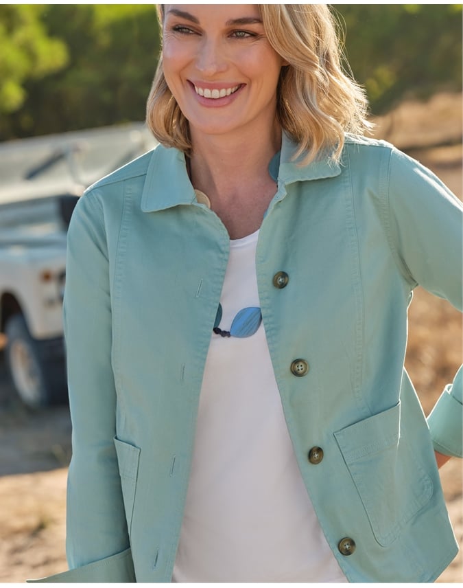 Collared Cotton Jacket
