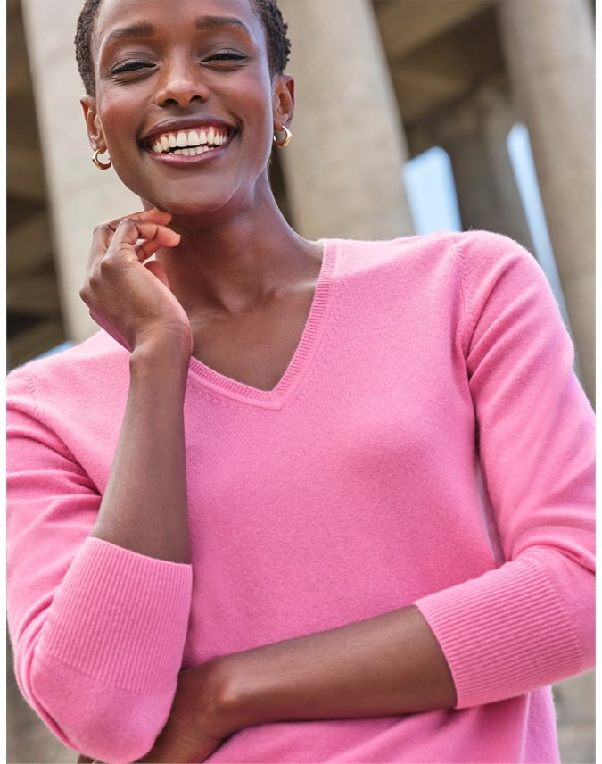 Cashmere V Neck Sweater