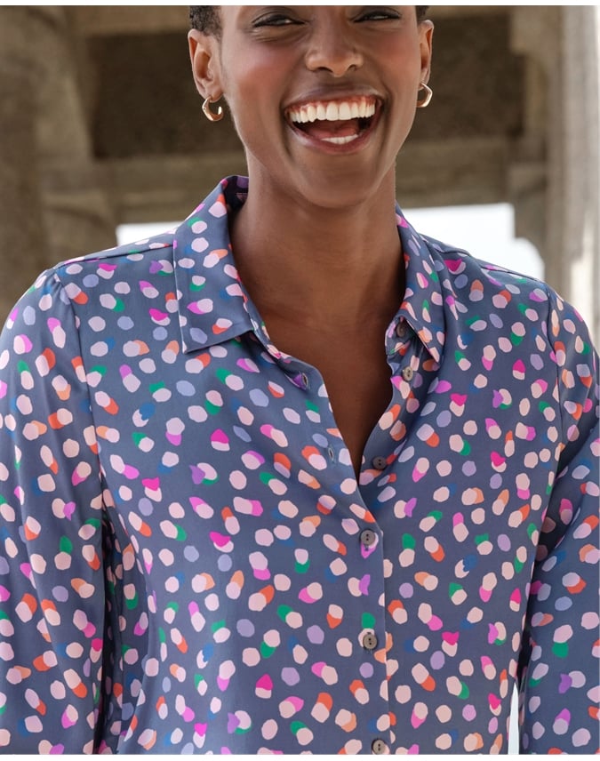 Sand Washed Pure Silk Blouse