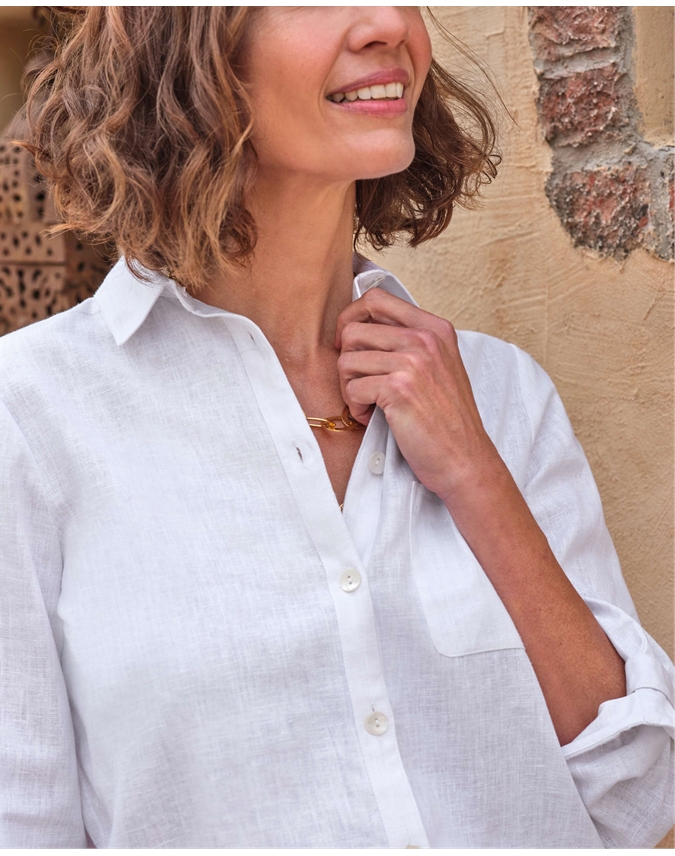 Classic Linen Blend Shirt