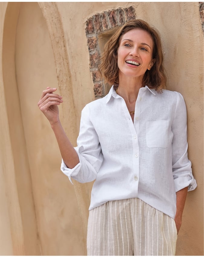 Classic Linen Blend Shirt