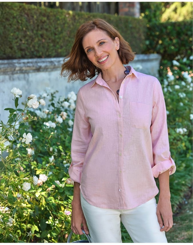 Classic Linen Blend Shirt