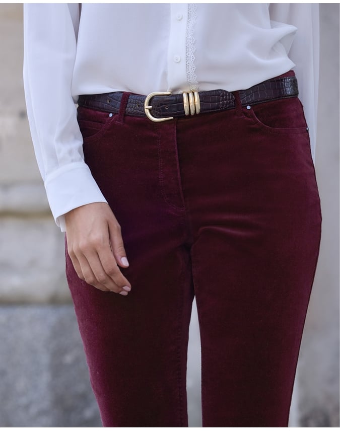 Washed Velvet Jean