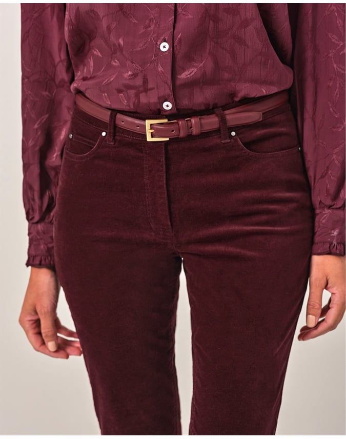Washed Velvet Jean