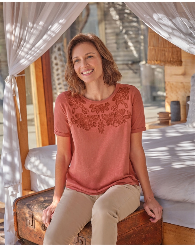 Applique Detail Top