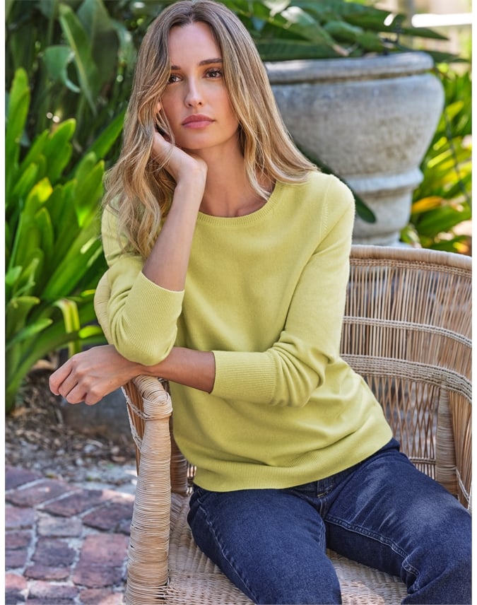 Cashmere Crew Neck Sweater