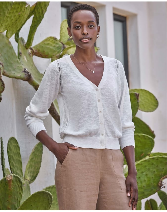 Cotton Linen Cardigan