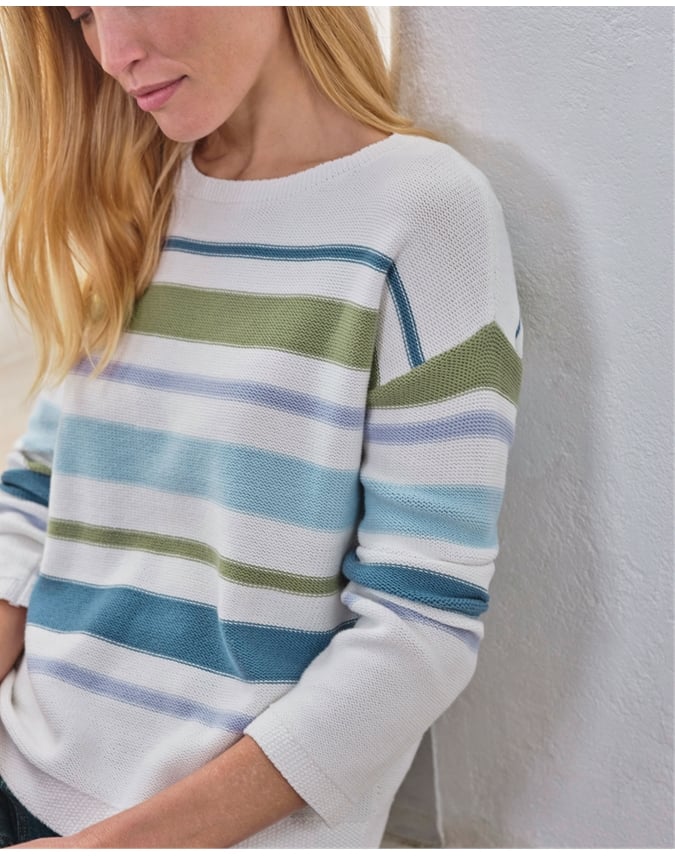 Cotton Stripe Sweater