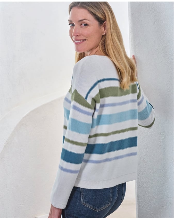 Cotton Stripe Sweater