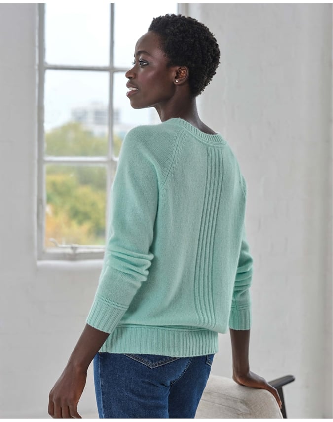 Cashmere Lofty Raglan Sleeve Jumper