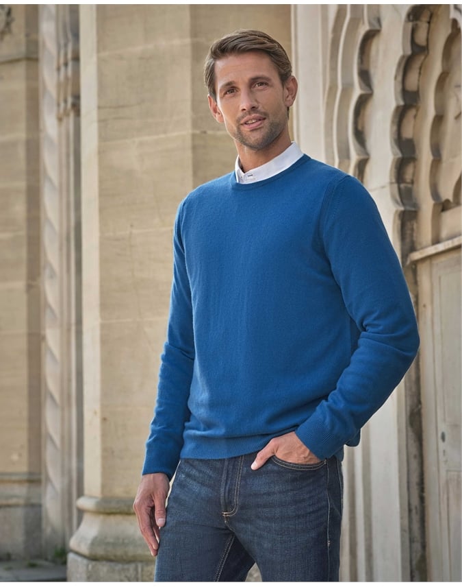 Mens Cashmere Crew Sweater