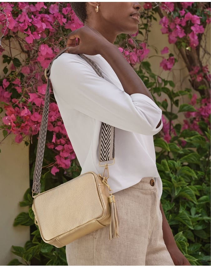 Soft Leather Bag With Tassel