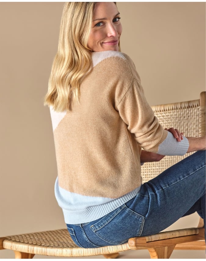 Gassato Wave Intarsia Sweater