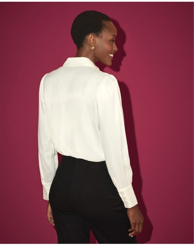 Lace Yoke Blouse